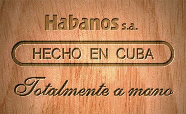 Con dấu trên hộp xì gà Cuba