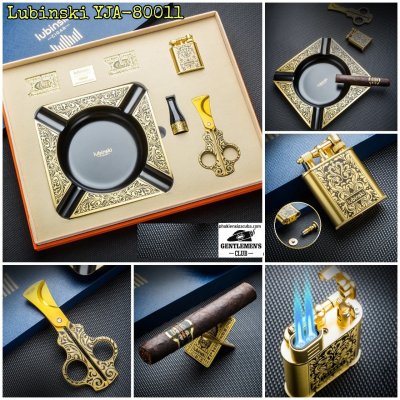 Set Phụ Kiện Cigar 5 món Golden Lubinski YJA-80011
