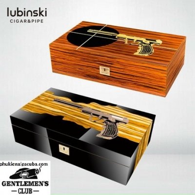 Humidor gỗ tuyết tùng ủ cigar Lubinski YJA-60014