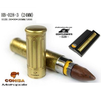 Ống đồng đựng xì gà Cohiba HB 027 028