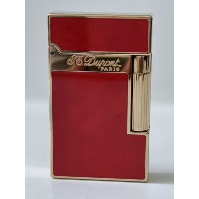 Bật lửa S.T Dupont Ligne 2 Atelier Chinese Lacquer Red Cherry and Gold Plated 016133