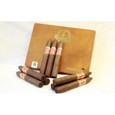 Xì gà VINABOSS PYRAMIDES 52 hộp gỗ 10 điếu nhọn.