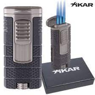 Bật Lửa khò Cigar Xikar Tactical Triple Jet Flame