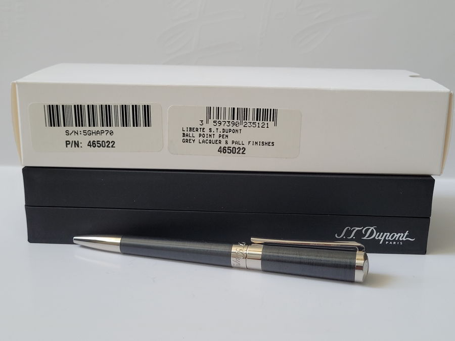 Bút bi ST Dupont Liberte Ballpoint Pen Grey Stardust Lacquer & Palladium chính hãng mua ở đâu hà nội
