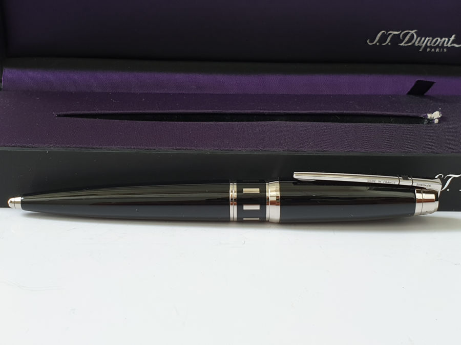 Bút bi S.T. Dupont BallPoint Pencil Pen D-Link Black Laquer mua tại hà nội
