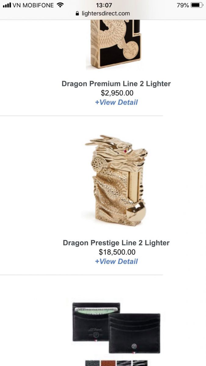 Giá Bật lửa ST Dupont Dragon Prestige Line 2 Limited Year of the Dragon 88 khoảng bao nhiêu tiền