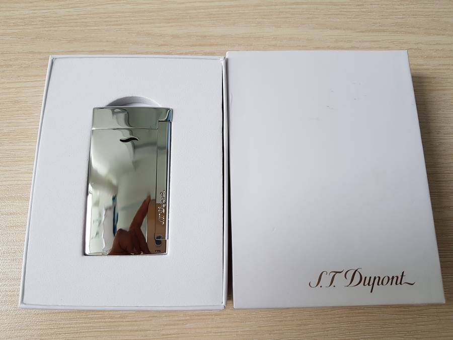 địa chỉ bán Bật lửa khò S.T. Dupont Slim7 Chrome Bóng chính hãng uy tín tại hcm