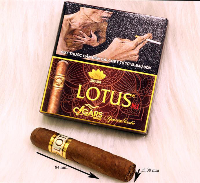 review cách hút xì gà Lotus No.1 hộp giấy 5 điếu hà nội