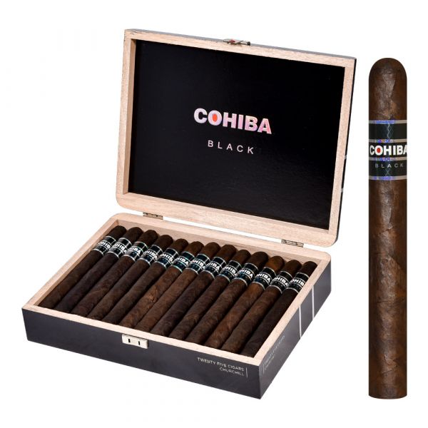 Xì gà Cohiba Black Churchill hộp gỗ 25 điếu mua tại hà nội