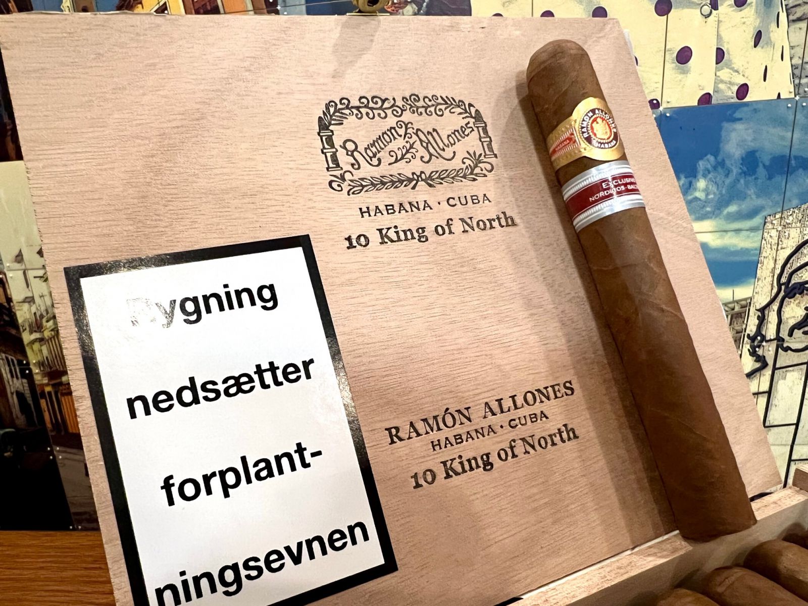 Xì gà Ramón Allones King of North hộp gỗ 10 điếu sài gòn