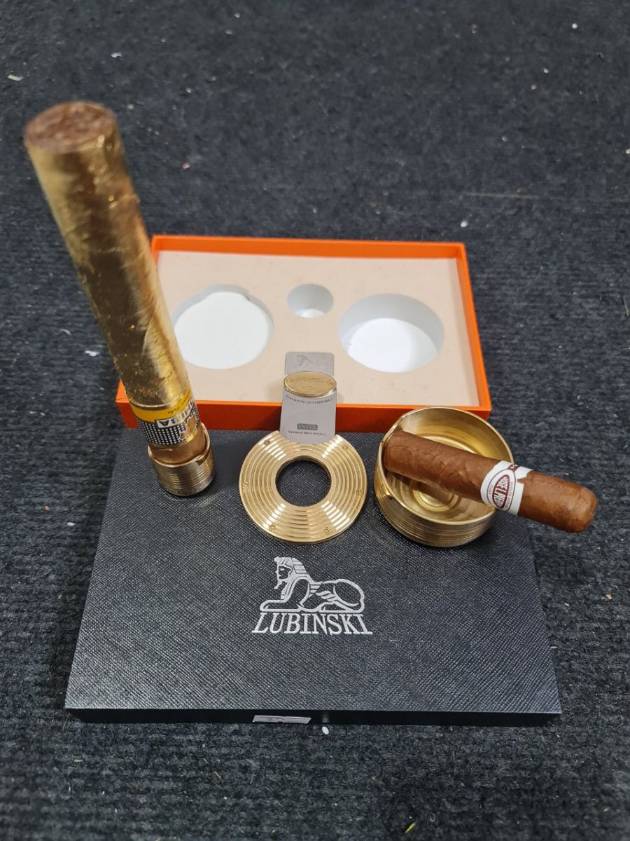 Set phụ kiện cigar 3 món Lubinski TZ102 hà nội