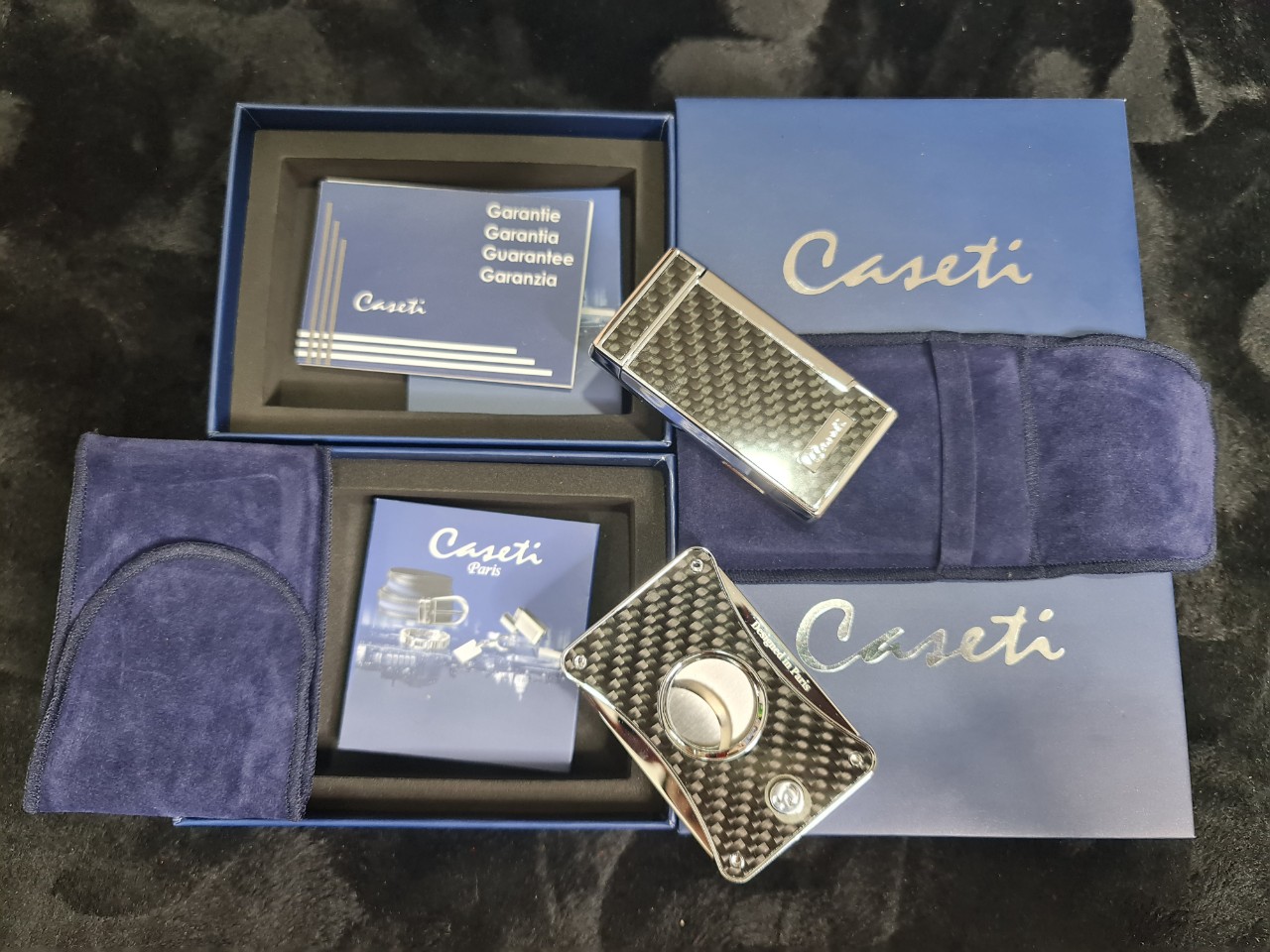 Set phụ kiện cigar Caseti 2 món khò cắt CA 113 CA 437