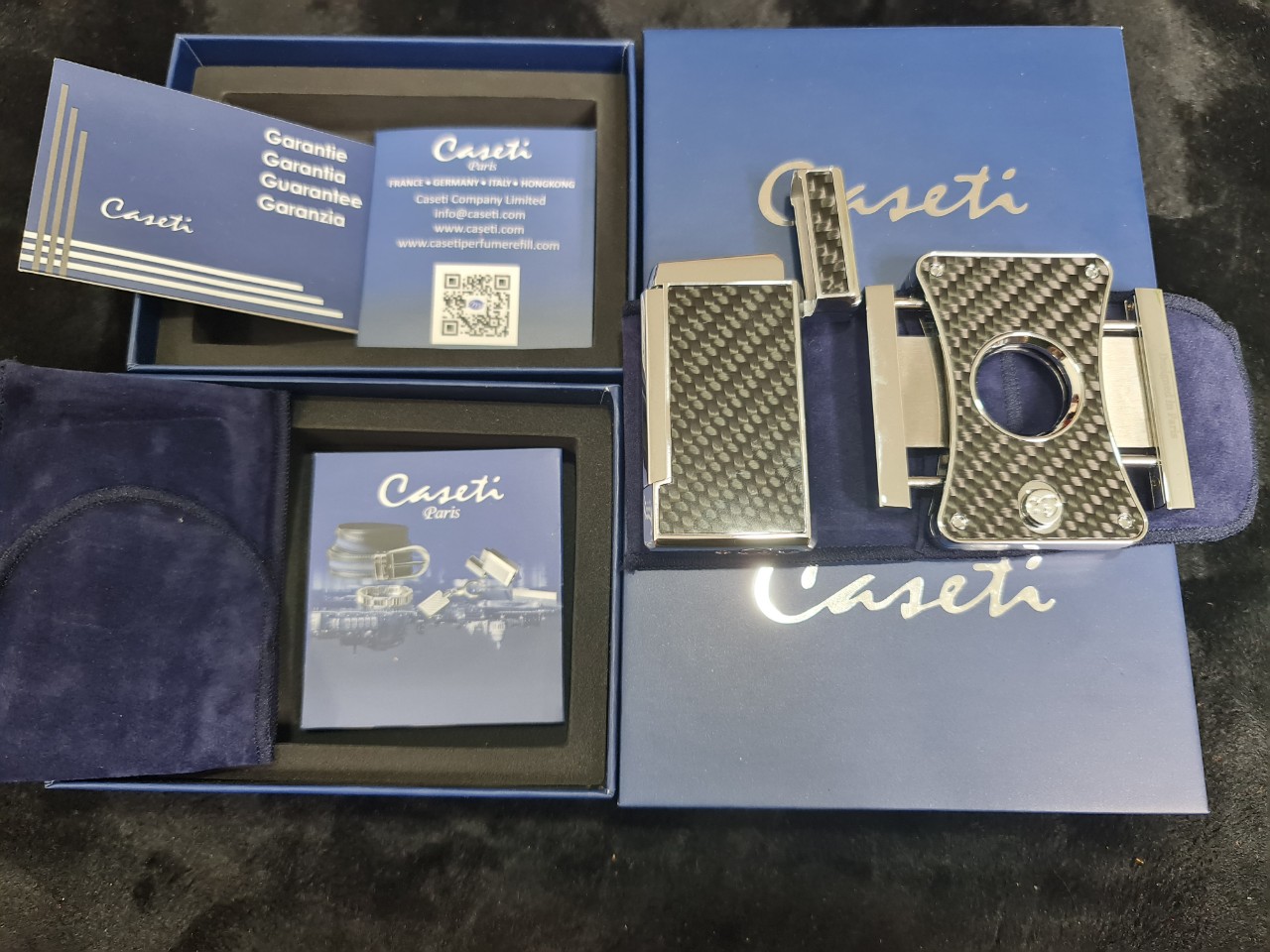 Set phụ kiện cigar Caseti 2 món khò cắt nha trang
