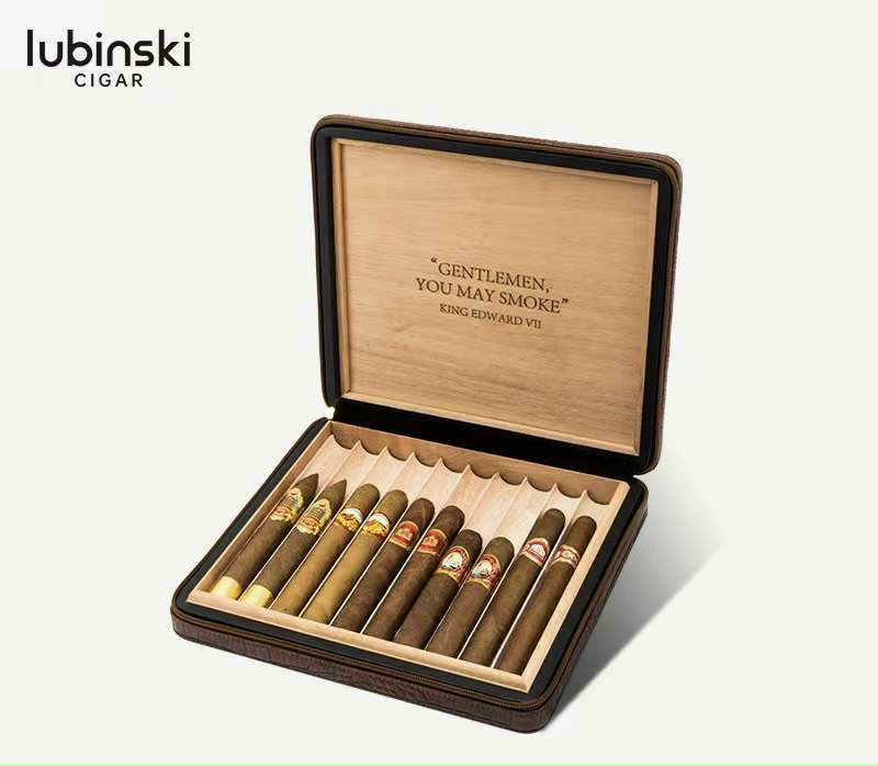 Bao da bảo quản giữ ẩm cigar chính hãng Lubinski YJA 60036 sài gòn